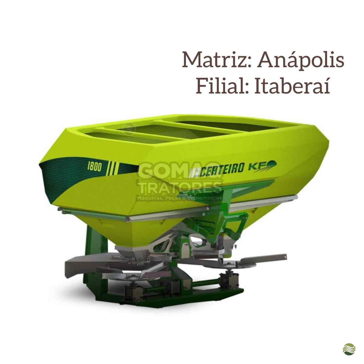 IMPLEMENTOS AGRICOLAS DISTRIBUIDOR FERTILIZANTES DISCO DUPLO GOMAQ Tratores ANAPOLIS GOIAS GO